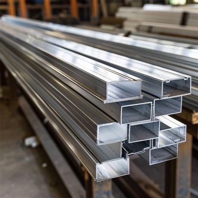 Metal Stamping Craft and Floor Stand Installation Customizable Aluminum Extruded Shapes for Industrial