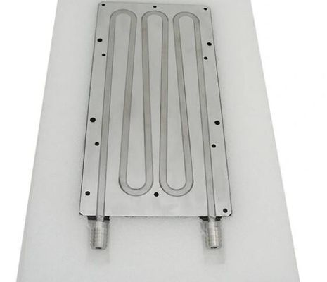 Aluminum Liquid Cold Plate With Stainless Steel Tube Heatsink