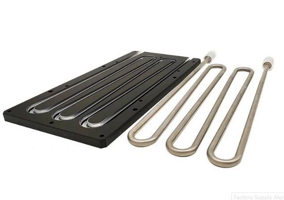 Aluminum Liquid Cold Plate With Stainless Steel Tube Heatsink