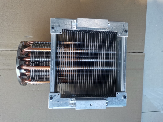 1500W مستدير المبرد مع مروحة كبيرة أنابيب الحرارة زعنفة الألومنيوم بالوعة الحرارة مروحة تبريد