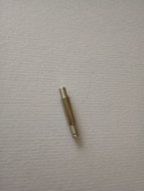 Customized Turned Steel / Brass Pogo Pins With Spring / CNC Turned And Lathe Pin Glod Plating